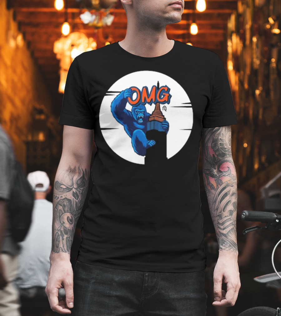 OMG King Kong Empire Tower Iconic Reference T-Shirt
