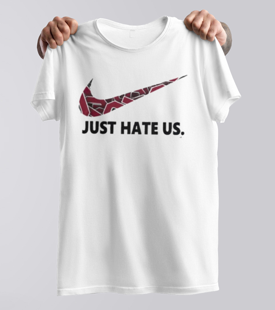 Oklahoma Sooners NCAA Just Hate Us Swoosh T-Shirt