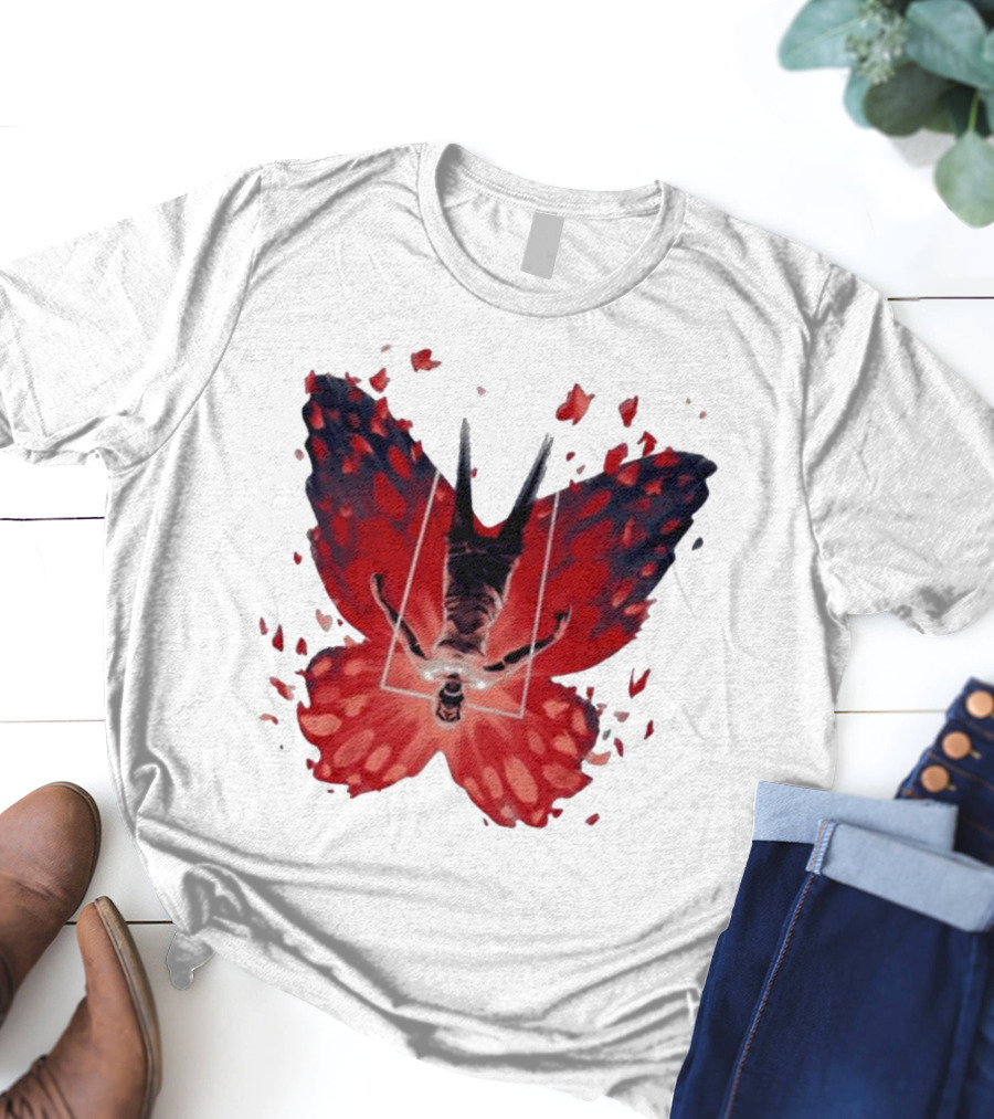 Silent Hill 2 Coicted Form Red Butterfly T-Shirt