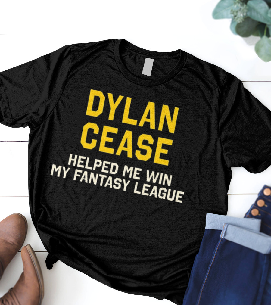 Dylan Cease Helped Me Win My Fantasy League T-Shirt