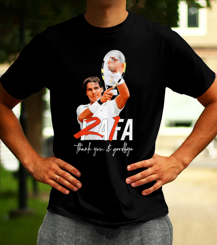 Rafa Nadal Thank You And Goodbye Tennis T-Shirt