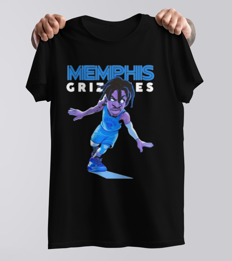 Memphis Grizzlies Ja Morant Cartoon Caricature T-Shirt