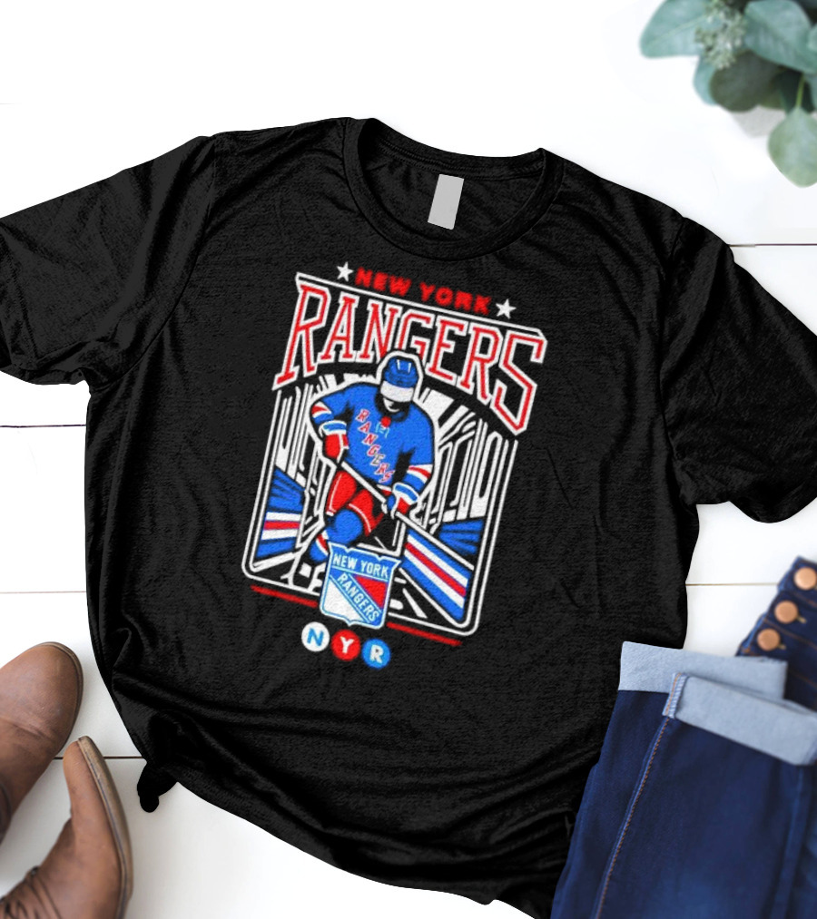 New York Rangers NYR Player Hockey T-Shirt