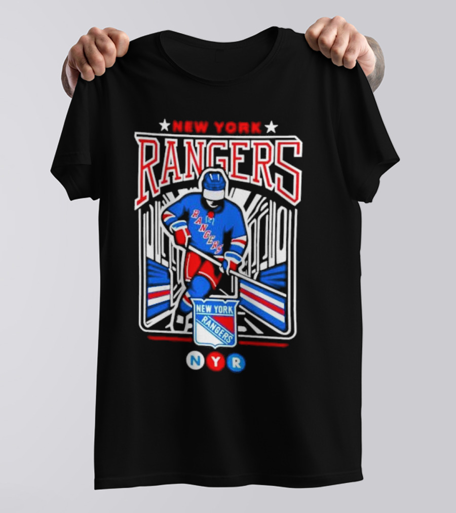 New York Rangers NYR Player Hockey T-Shirt