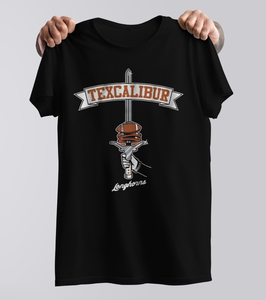 Texcalibur Longhorns Football Sword T-Shirt