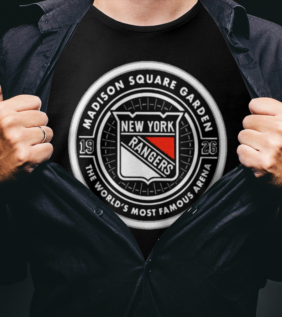 Madison Square Garden New York Rangers 1926 The World's Most Famous Arena T-Shirt