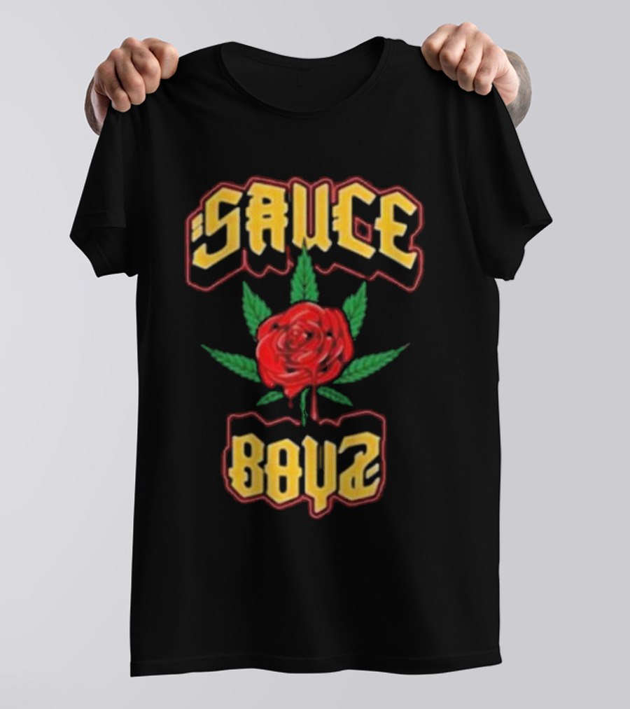 Sauce Boyz Rose Eladio Carrión Merch T-Shirt