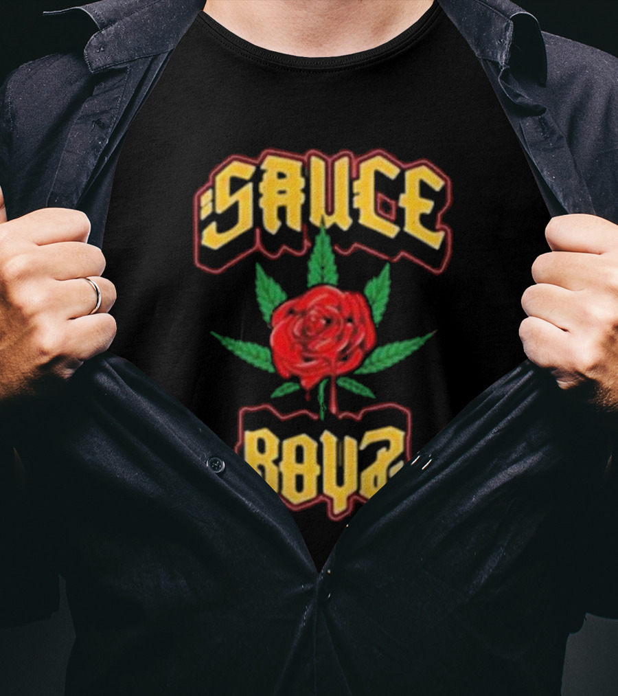 Sauce Boyz Rose Eladio Carrión Merch T-Shirt