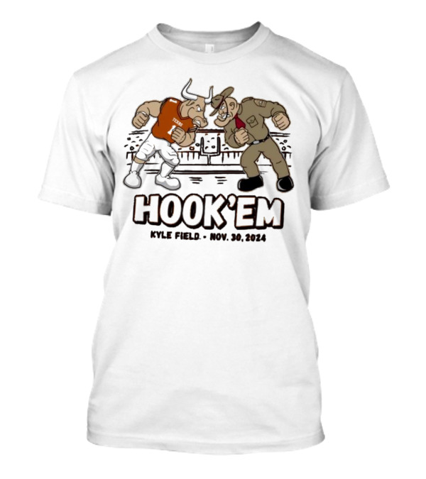 Texas Longhorns Hook 'Em Vs Texas A&M Mascot Kyle Field Nov. 30, T-Shirt