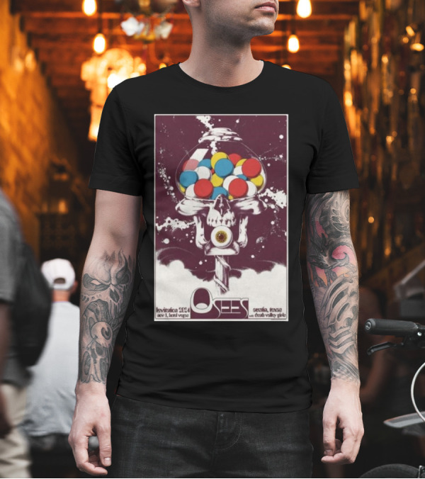 Osees Levitation 2024 At Hotel Vegas Austin November 1 Featuring Seizure NVsE Psychic Grave T-Shirt