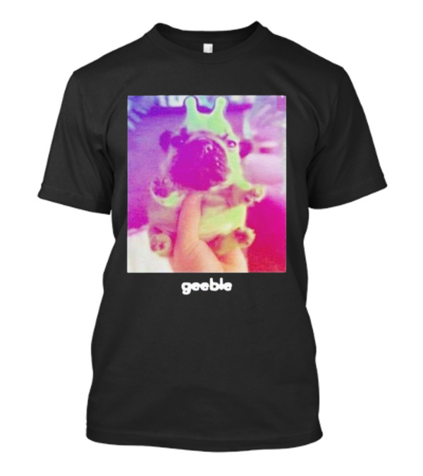 Geeble Pibble Puppy Wearing Green Costume T-Shirt