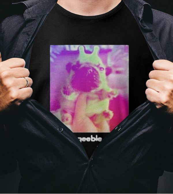 Geeble Pibble Puppy Wearing Green Costume T-Shirt
