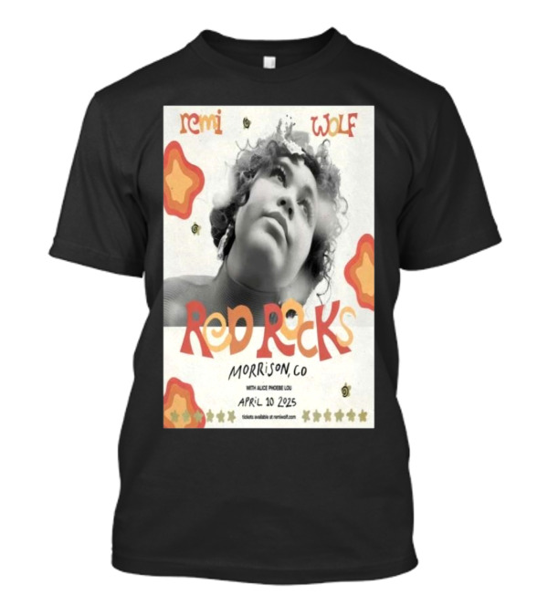 Remi Wolf Red Rocks Morrison CO April 10 2025 With Alice Phoebe Lou T-Shirt