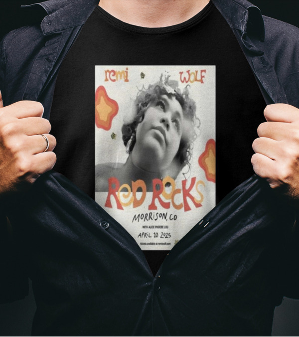 Remi Wolf Red Rocks Morrison CO April 10 2025 With Alice Phoebe Lou T-Shirt