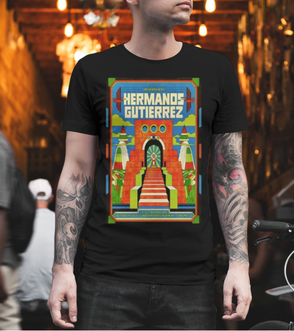 Hermanos Gutierrez October 19 2024 Gundlach Bundschu Winery Sonoma CA Andy Cabic T-Shirt