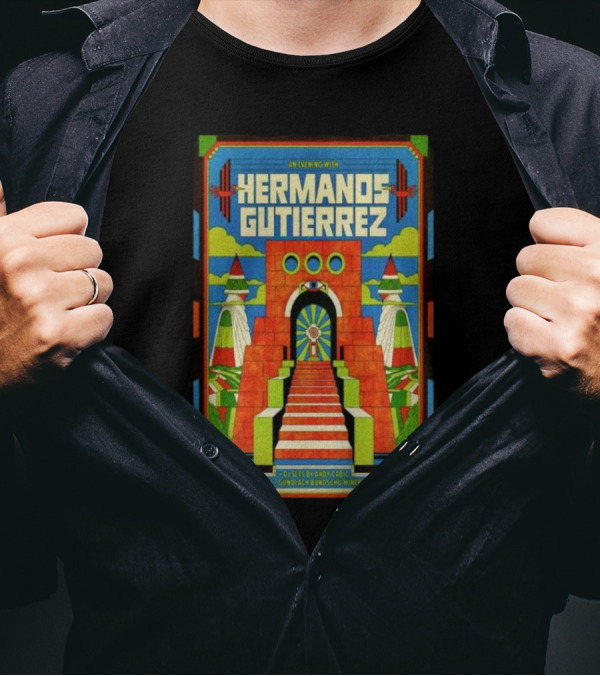 Hermanos Gutierrez October 19 2024 Gundlach Bundschu Winery Sonoma CA Andy Cabic T-Shirt