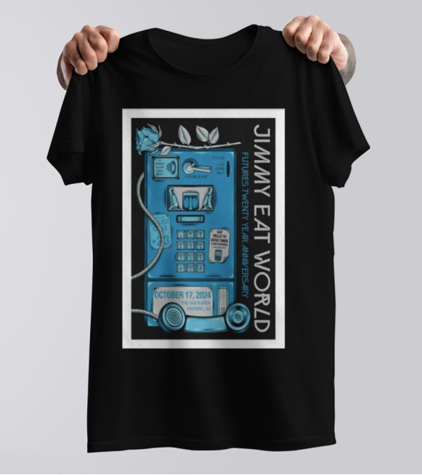 Jimmy Eat World Futures Twenty Year Anniversary October 17 2024 The Van Buren Phoenix AZ T-Shirt