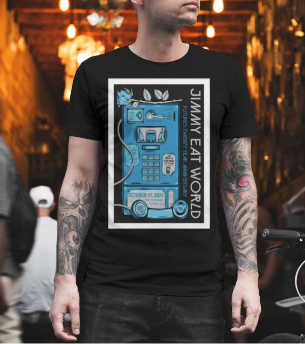 Jimmy Eat World Futures Twenty Year Anniversary October 17 2024 The Van Buren Phoenix AZ T-Shirt