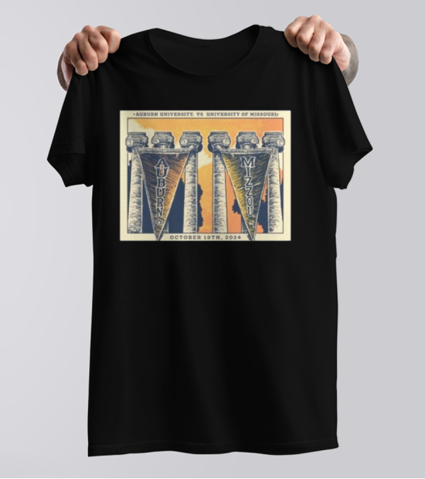 Auburn University Vs Mizzou October 19th, T-Shirt