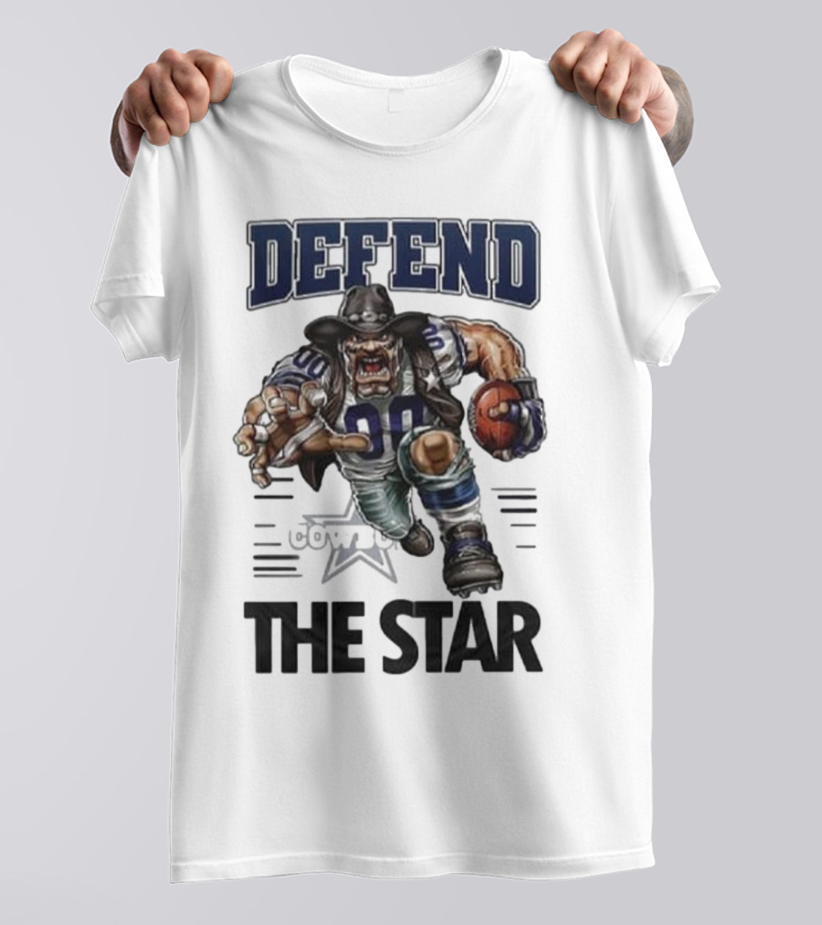 Dallas Cowboys Defend The Star Football Warrior T-Shirt