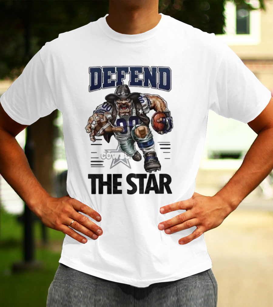Dallas Cowboys Defend The Star Football Warrior T-Shirt