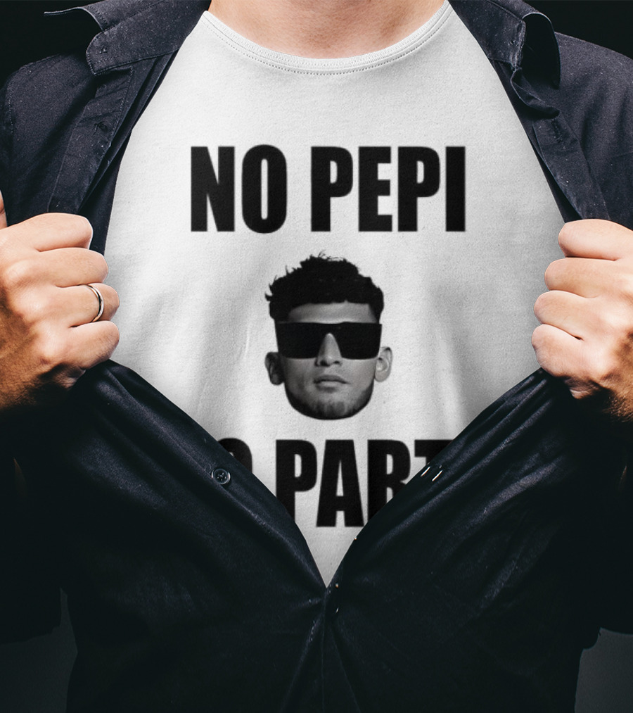 Ricardo Pepi No Pepi No Party Face With Sunglasses T-Shirt