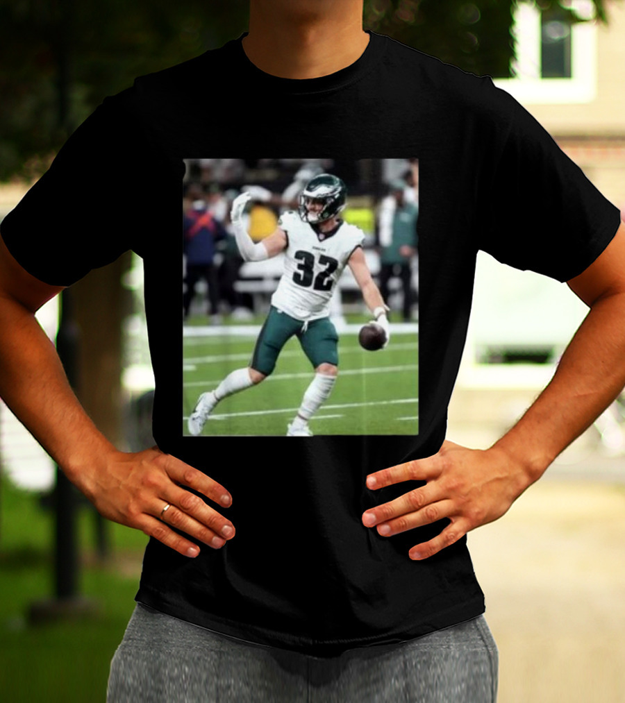 Nick Sirianni Wearing Reed Blankenship Philadelphia Eagles Football Jersey T-Shirt