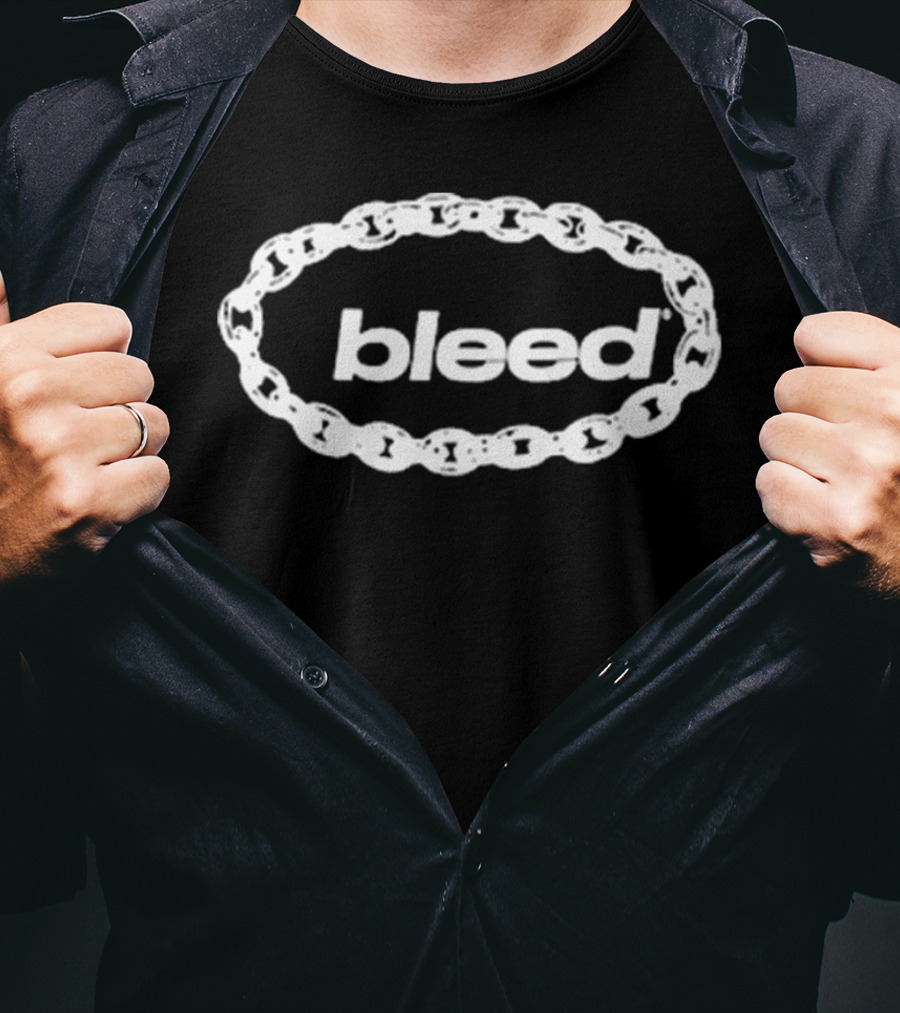 Bleed 214 Chain Circle Emblem T-Shirt