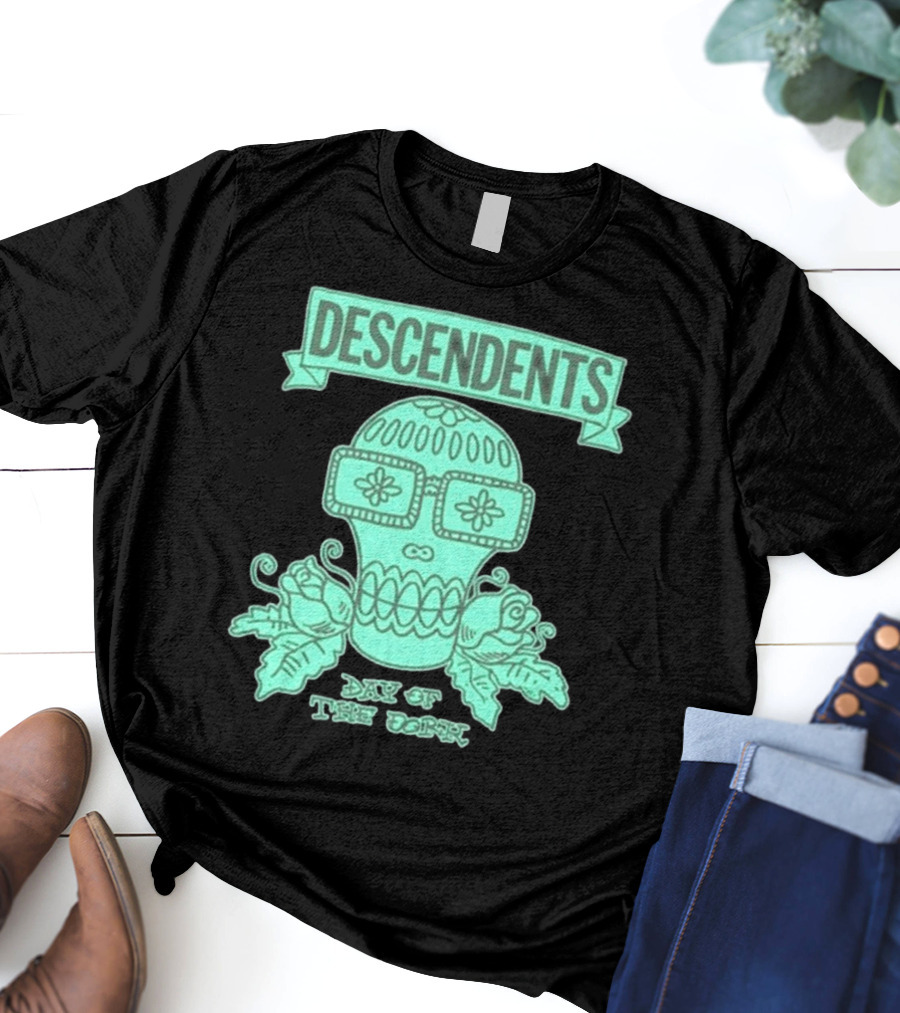 Descendents Day Of The Dork Skull And Roses T-Shirt