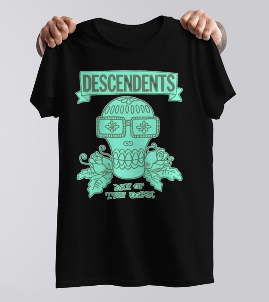 Descendents Day Of The Dork Skull And Roses T-Shirt
