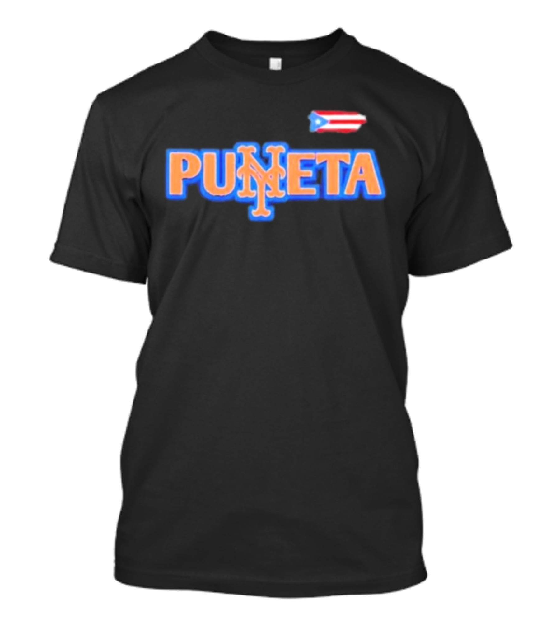 New York Mets Puñeta Puerto Rico Flag T-Shirt