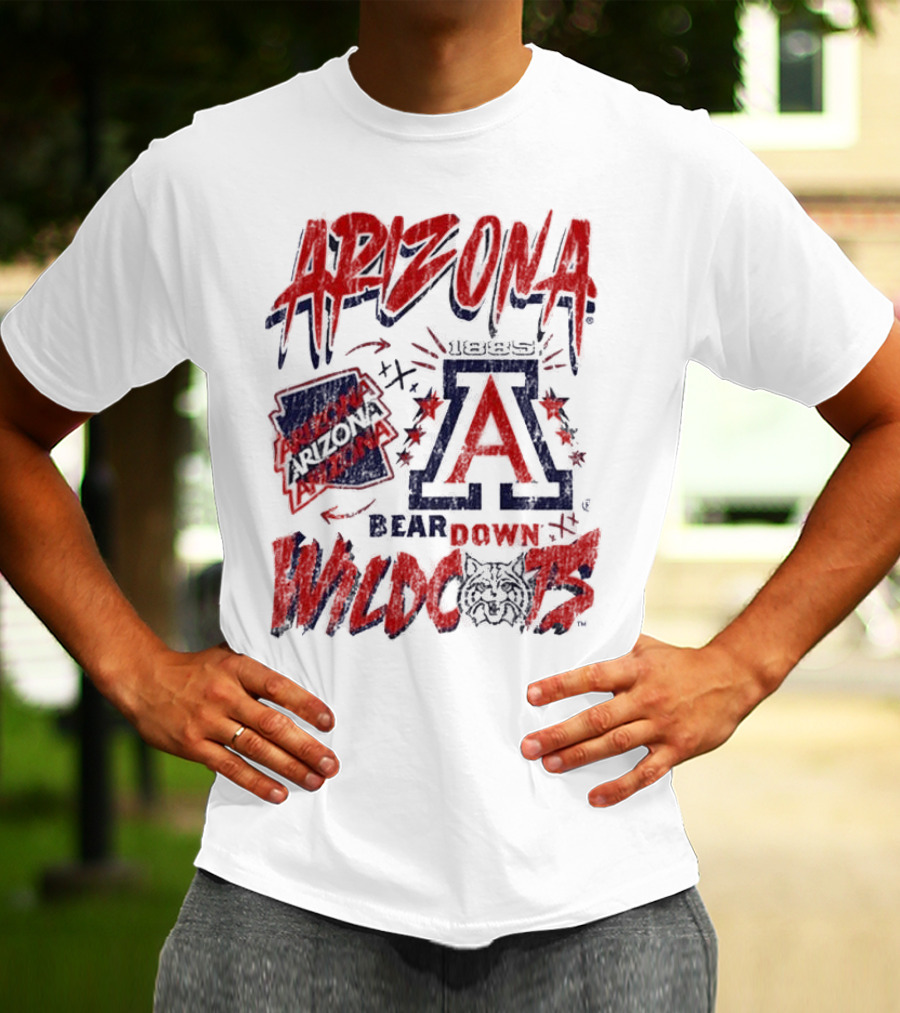Arizona Wildcats 1885 Bear Down Wildcats T-Shirt