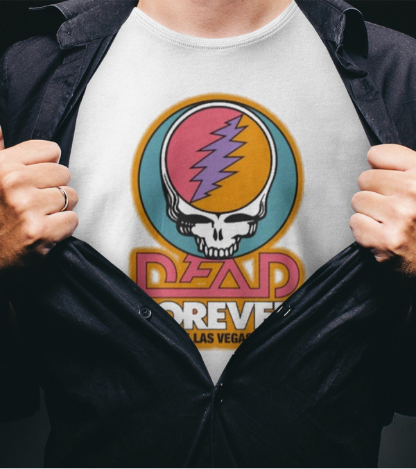 Dead And Company Dead Forever Skull Sphere Las Vegas T-Shirt