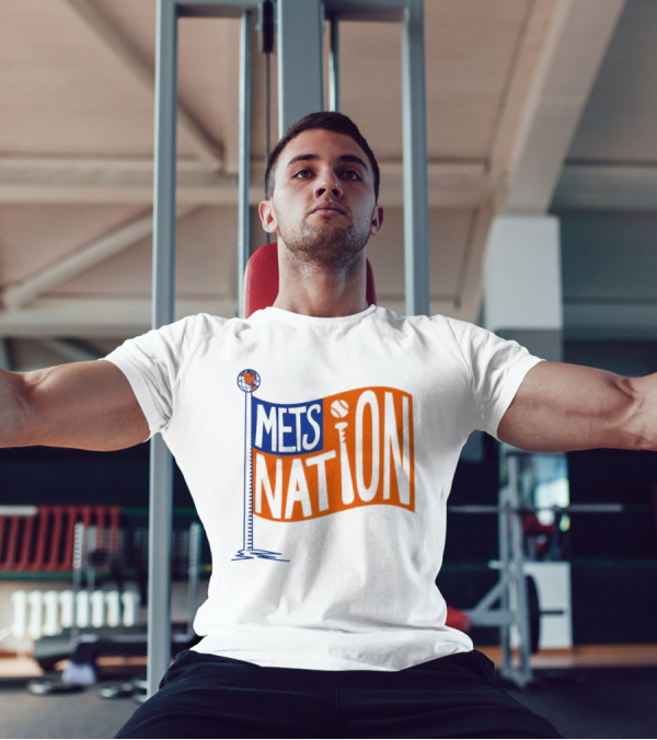 Mets Nation Flag New York Mets Baseball Team T-Shirt