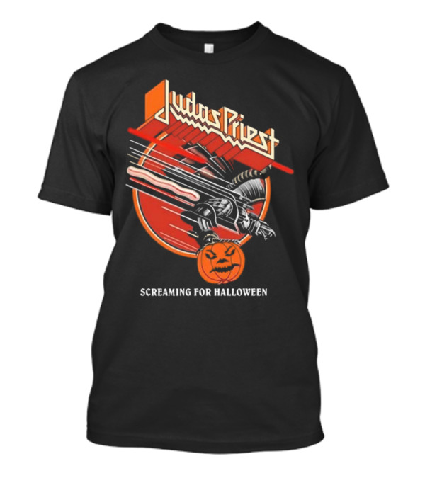 Judas Priest Screaming For Halloween Pumpkin T-Shirt