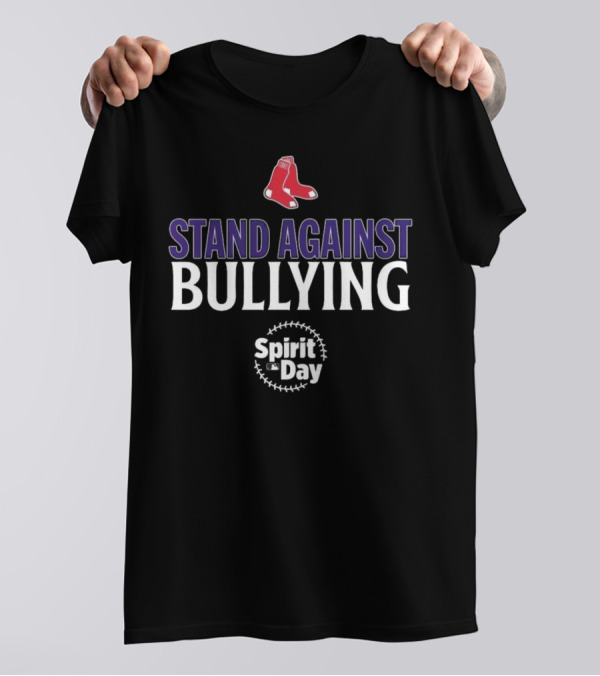 Boston Red Sox Stand Against Bullying Spirit Day T-Shirt