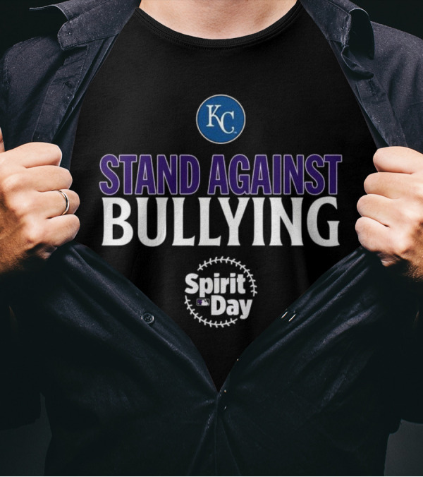 KC Royals Stand Against Bullying Spirit Day T-Shirt