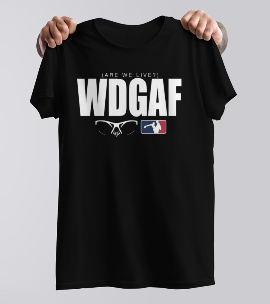 WDGAF Are We Live Los Angeles Dodgers Midstream MLB T-Shirt