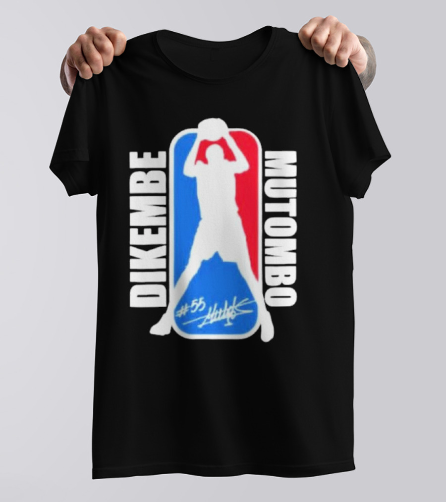 Dikembe Mutombo #55 Signature NBA T-Shirt
