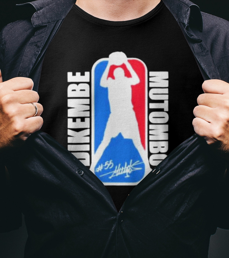 Dikembe Mutombo #55 Signature NBA T-Shirt