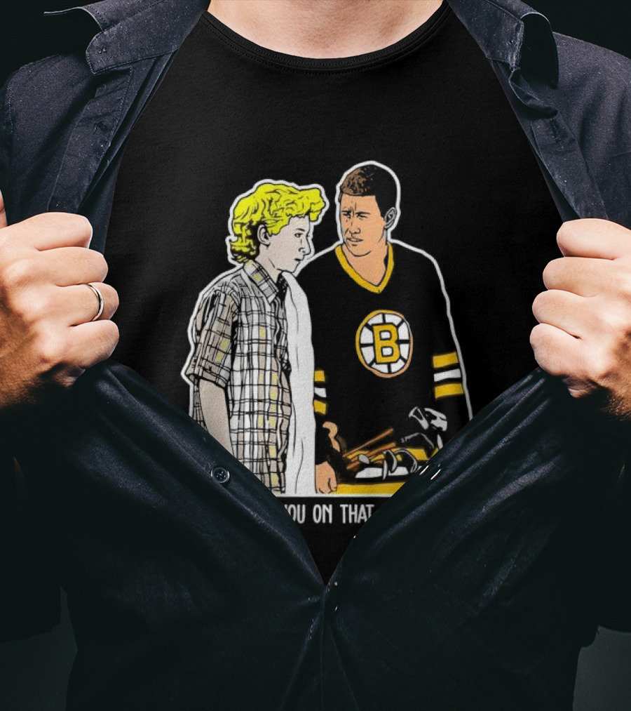Where Were You On That One Dipshit Boston Bruins Hockey Scene T-Shirt