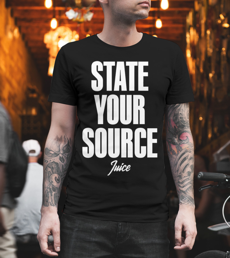 Jaylen Brown Juice State Your Source Stephen A Smith T-Shirt
