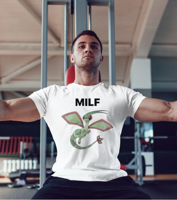 MILF Man I Love Flygon Pokémon Fan Humor T-Shirt