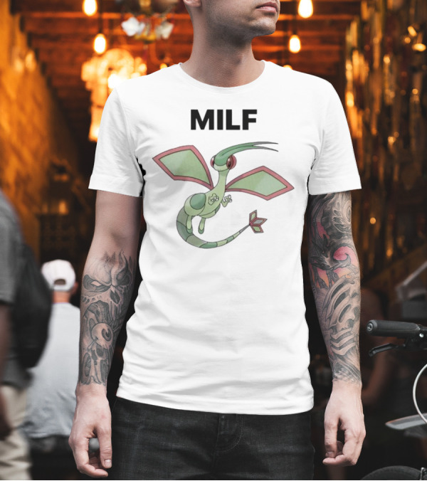 MILF Man I Love Flygon Pokémon Fan Humor T-Shirt
