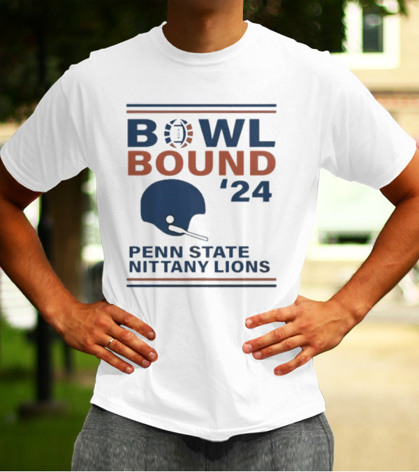Bowl Bound '24 Penn State Nittany Lions Helmet Football T-Shirt