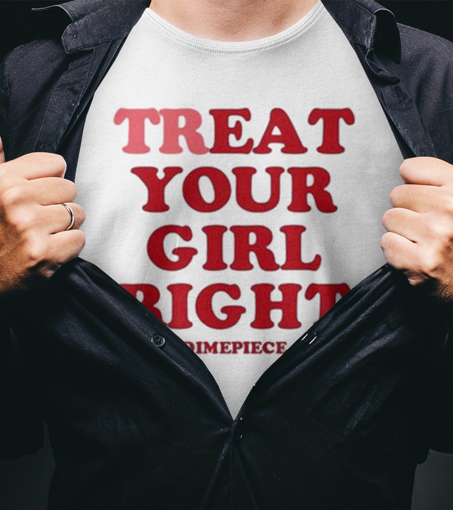 Treat Your Girl Right Dimepiece Statement Red T-Shirt