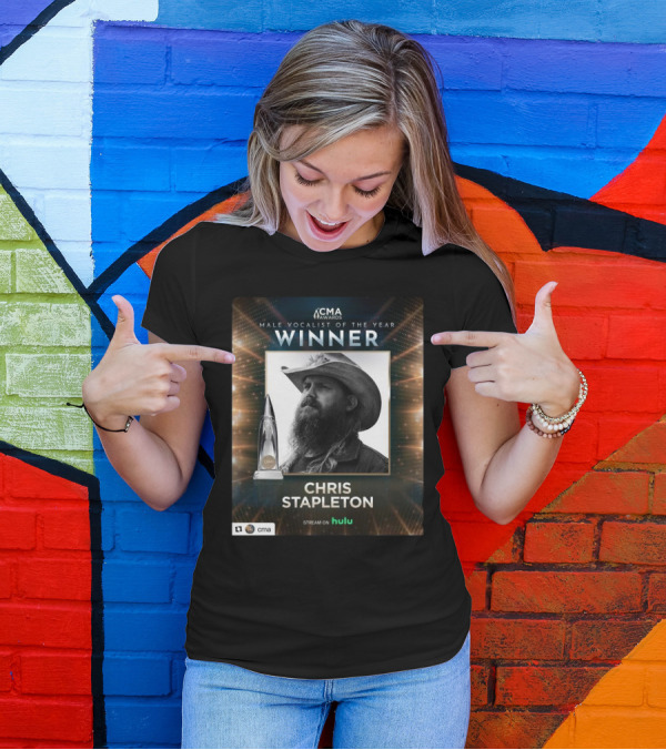 CMA Awards Male Vocalist Of The Year Winner Chris Stapleton Stream On Hulu T-Shirt
