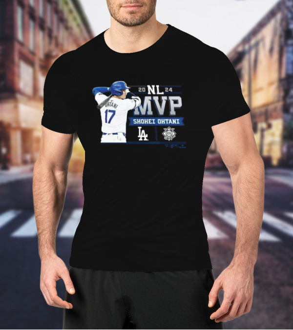 Los Angeles Dodgers 2024 NL MVP Shohei Ohtani 17 T-Shirt