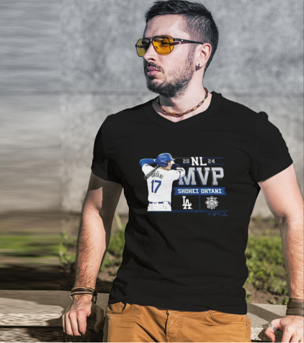 Los Angeles Dodgers 2024 NL MVP Shohei Ohtani 17 T-Shirt