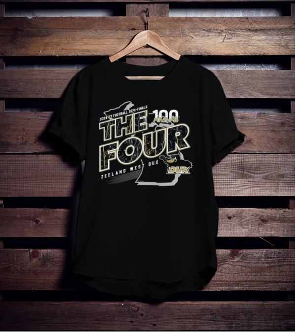 Zeeland West Dux 2024 MHSAA D3 Football Semi-Finals The Four T-Shirt